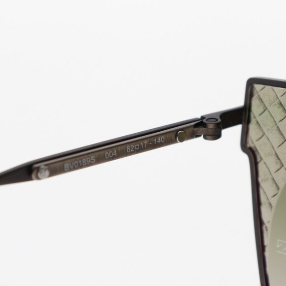 BOTTEGAVENETA Intrecciato sunglasses Brown metallic/plastic unisex main image 5